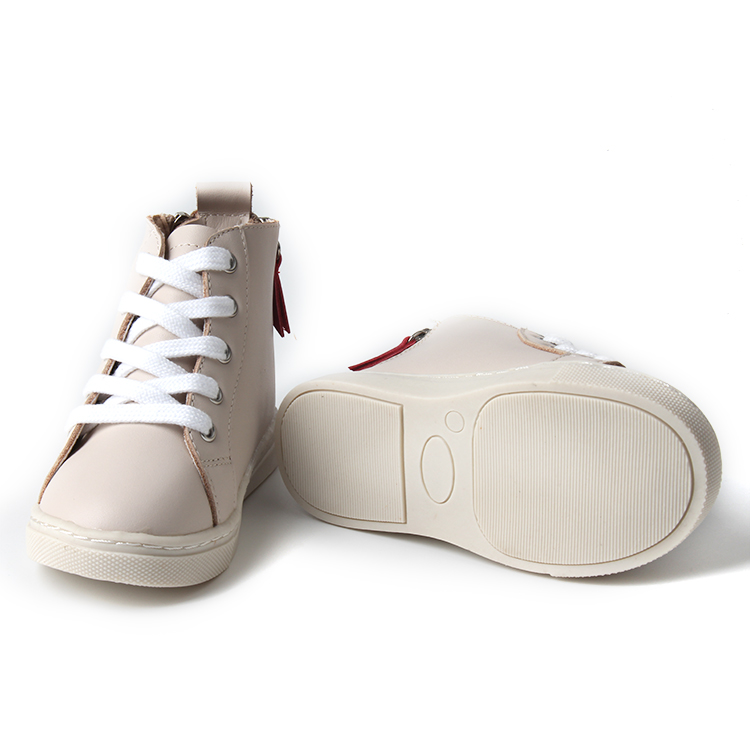 New Stylish Kids Boots Shoes Genuine Leather Children's Boots Shoes In Hard Rubber Sole