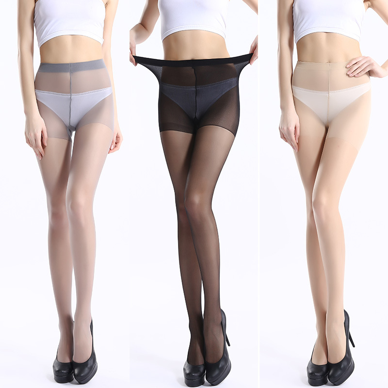 ultra thin sexy sheer oil shiny see through women's shiny seamless pantyhose tights