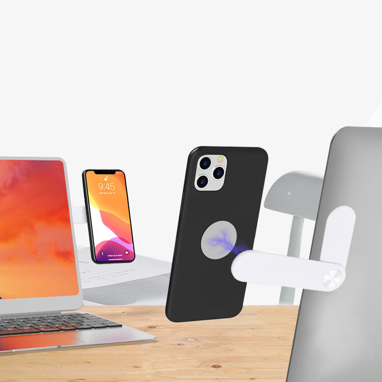 Hot sell Multifunctional Laptop Extension stand Logo customized Magnetic Suction plastic Mobile Phone Holder For Computer