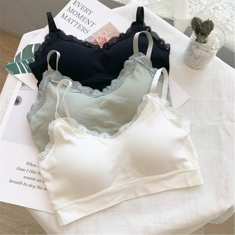 Fashion camisole no rims lady nylon lace sports tank tops clothing nursing breast feeding bra vest nursing vest maternity