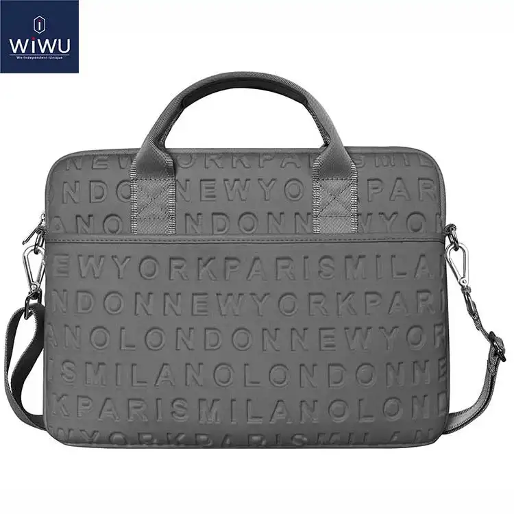 WIWU Wholesale Lightweight Ladies Handbag Shoulder Laptop Notebook Bag for Women Man Fashionable Briefcase