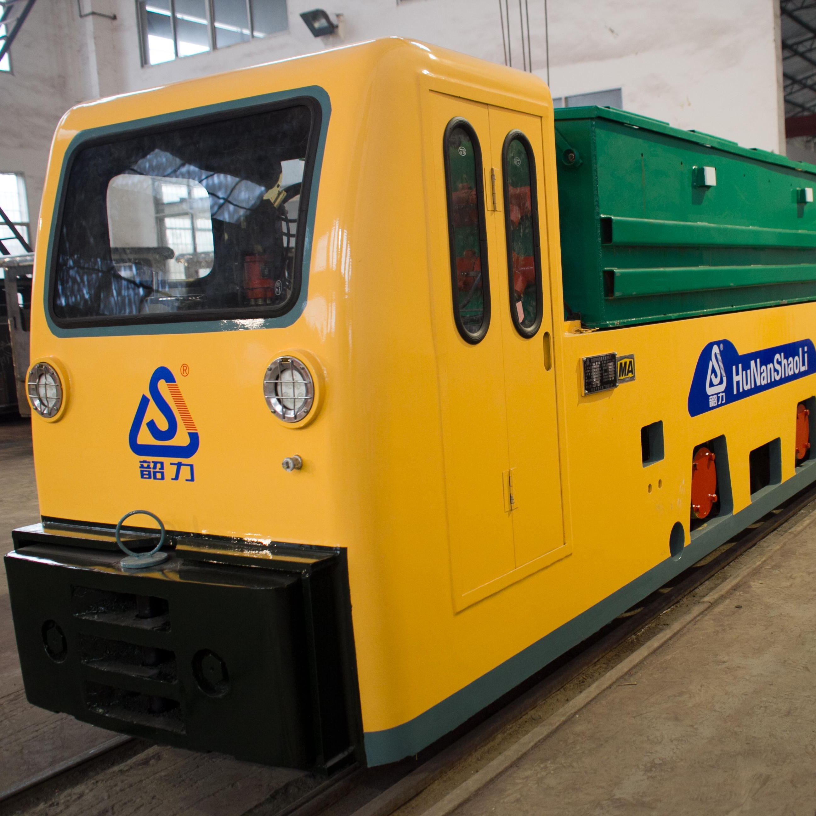 Factory Hot Sale Train Narrow Gauge Tunneling Mining Battery Locomotive