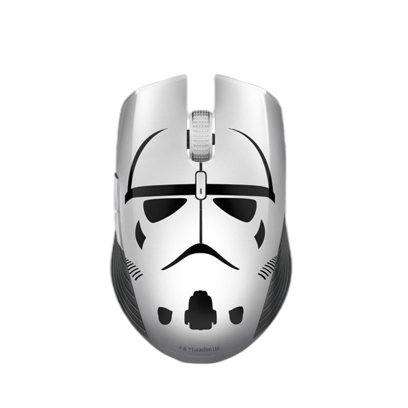 Оптическая беспроводная эргономичная мышь для ноутбука Razer Atheris Stormtrooper Edition Ultimate 7200 точек/дюйм