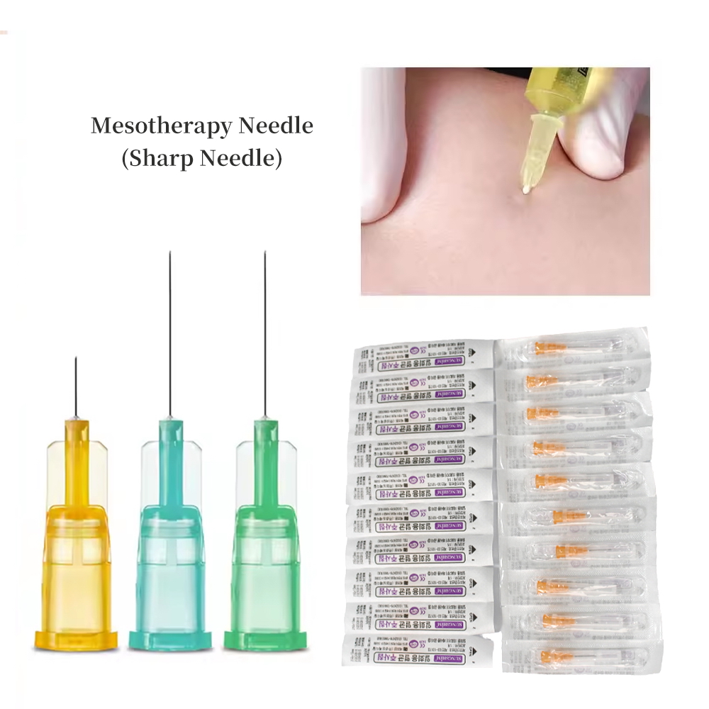 Disposable micro needle Hypodermic Injection Syringe Needle painless Face Eyelid Tools 30G 31G 32G 34G meso sharp needle