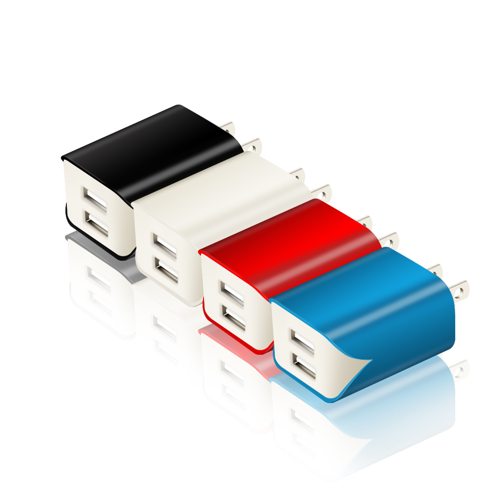 SChitec Горячая продажа США ЕС штепсельная вилка Быстрая зарядка 3,0 usb зарядное устройство двойной 2.1A телефон стены путешествия зарядное устройство