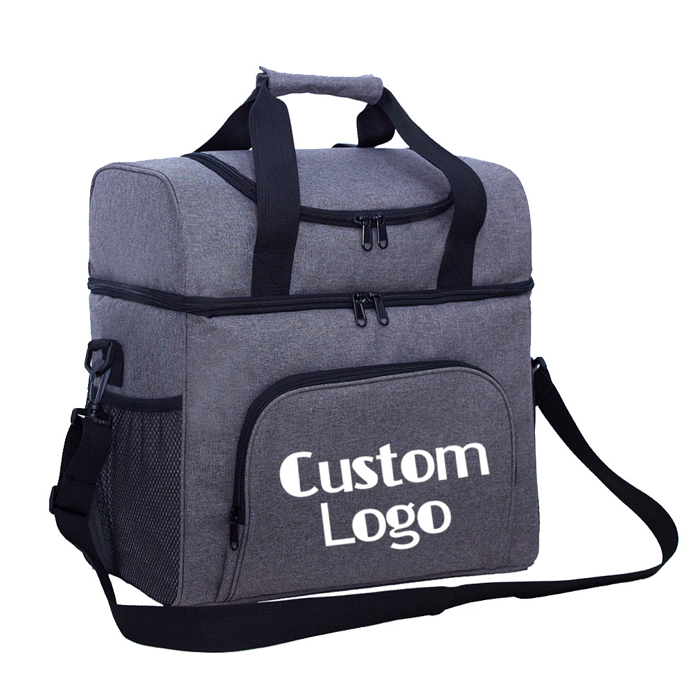 Built for Daily Heavy Use Adventure Ready Ultra Tough Durable Two Zipper Compartment Insulated Cooling Cooler Bag