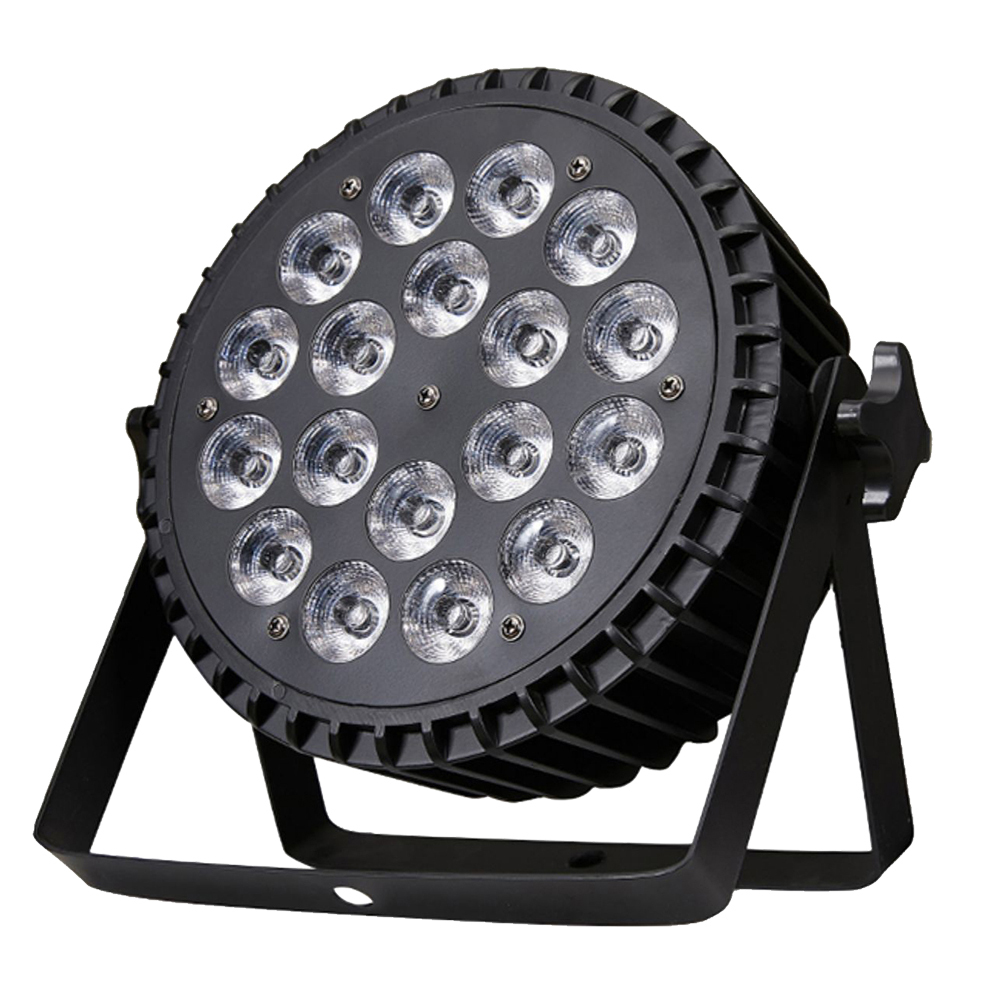 Professional 18 x 10W RGBW 4IN1 Slim LED Par Flat Stage Lighting Equipment Aluminum Body DMX512 Control DJ LED Light IP20