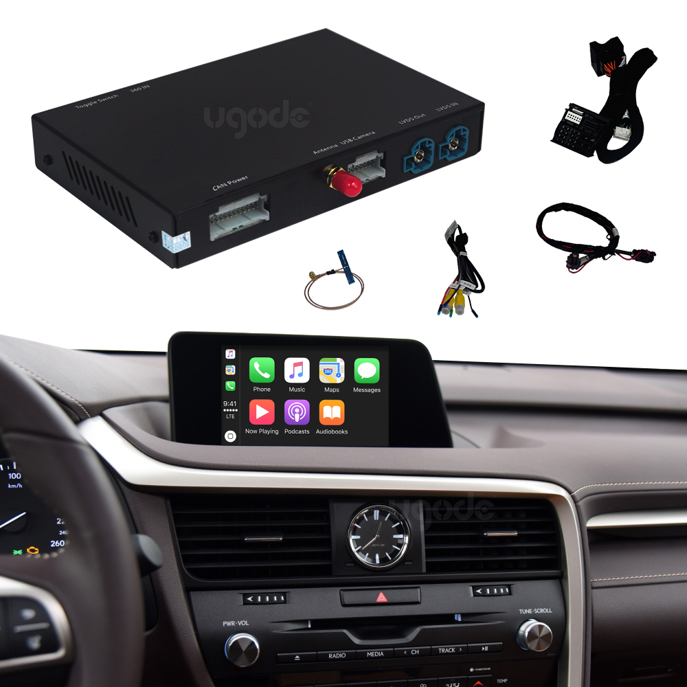 Беспроводная Автомагнитола carplay, автомобильная голосовая навигация, мультимедийная зеркальная ссылка для Lexus NX ES UX IS CT RX GS LS LX LC RC 2014-2019