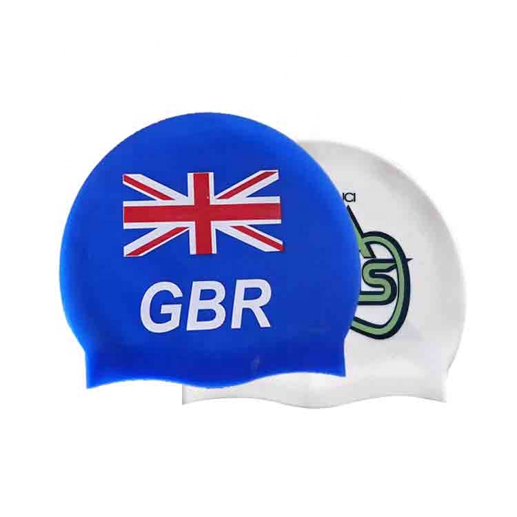 Cheap Custom Silicone Cap Factory Direct Sale Waterproof Swim Cap Printing Machine