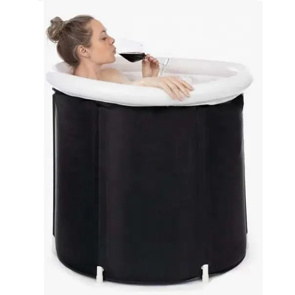 Hot Sale Portable Foldable Pvc Inflatable Ice Bath Soaking Bathtub For Adults