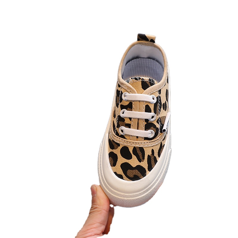 2021 autumn new children's canvas shoes boys casual sneakers girls soft-soled one-legged cloth shoes fashion single shoes