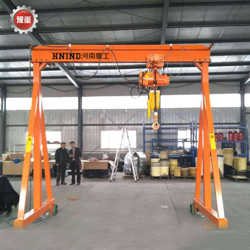 factory price 1t,2t,3t,5t,7.5t,10t,15t,20t Mini Type Gantry Crane