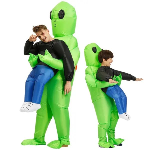 Manufacturers Wholesale Hot Adult Children's Install Set Role Playing Game Blasting Clothing Alien Inflatable Set