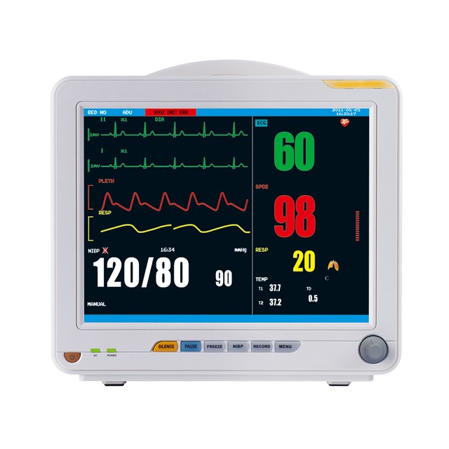China Hospital 12.1 inch Multi-Parameter Portable Patient Monitor