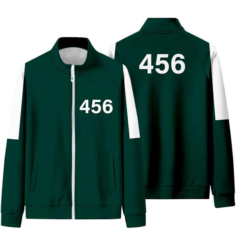 Cosplay squid game jacket suits Korean TV series squid game Jacket Lee Jung Jae's same sportswear halloween squid game costumes