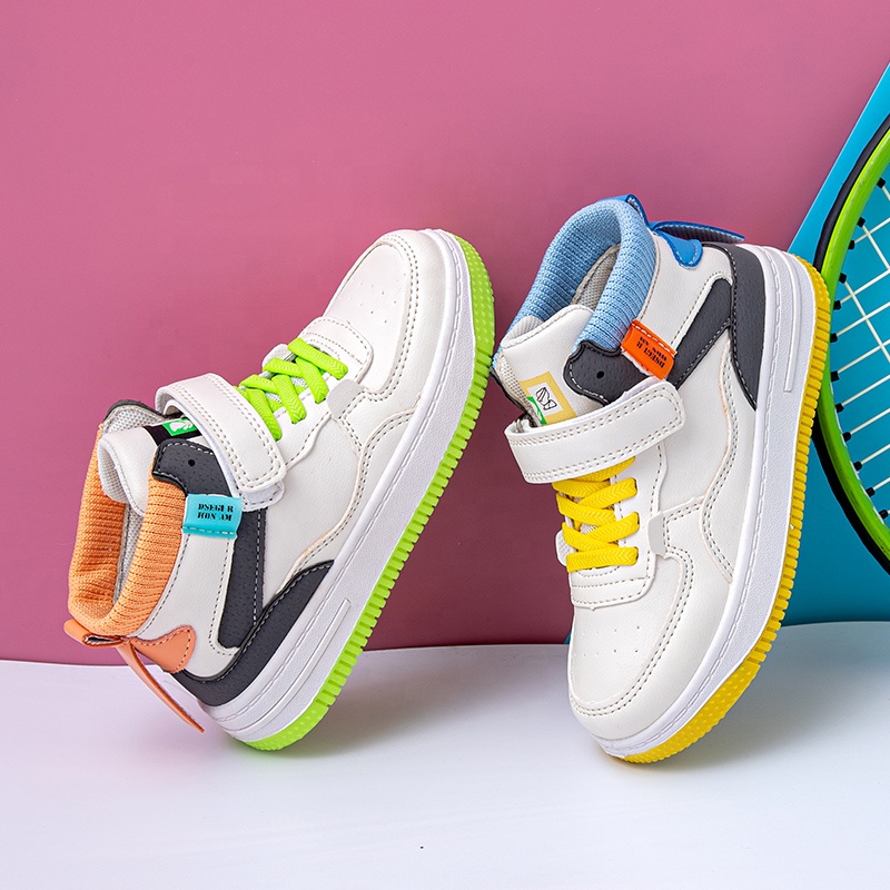 Sock Shoes For Boys High Top Foot Wear Joggers School Skate Shoes Sneaker For Kids Tennis Children Basketball