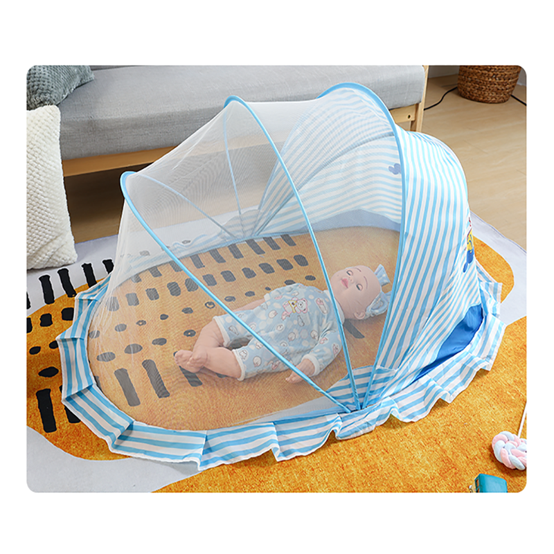 Hot Sale Transparent Foldable Crib Mosquito Net Polyester Kids Round Folding for Babies