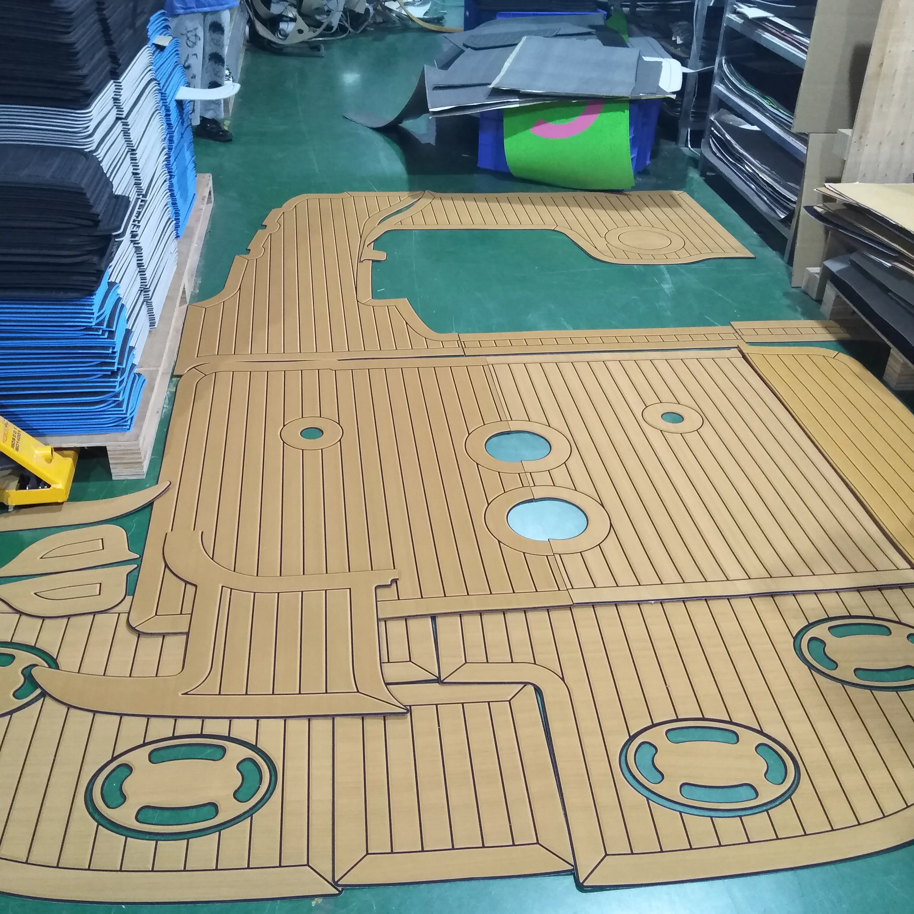 Marine EVA deck foam for Customized boat flooring for 1999-2002 SeaRay 340