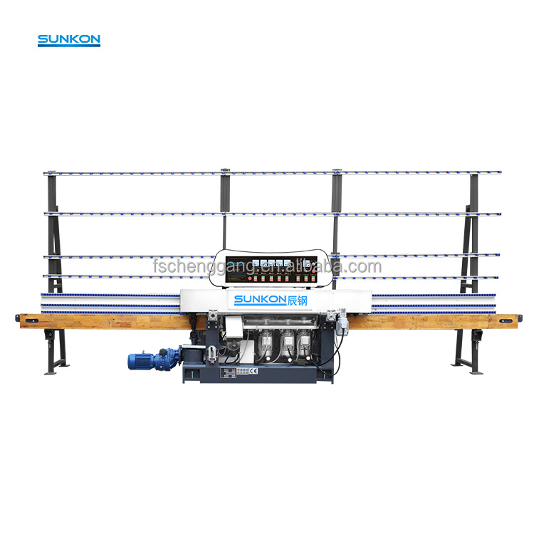 CGZ5325 5 Motors CE Grinders Glass Straight Line Polisher Polishing Edger Edging Machine