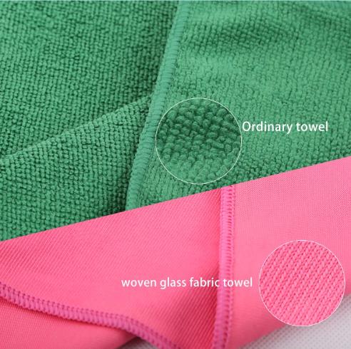 Multi-Purpose Glass Microfiber Cloth for Car and Kitchen Cleaning for Dishwashing and Other Purposes