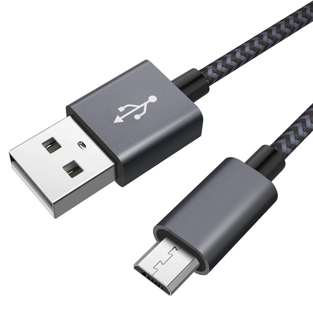 Кабель Micro USB XANUAN, 6 футов, USB 2,0 A папа-Micro B, шнур зарядного устройства, 2 А, быстрая зарядка и передача данных для телефонов на Android, Samsung, HTC