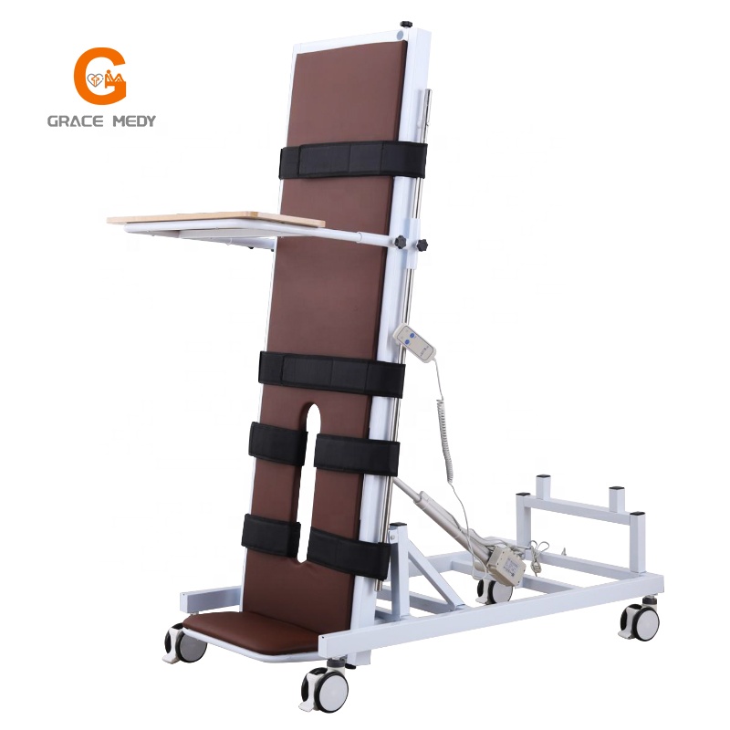 Electric Medical Function Icu Nursing Bed Elderly Patient hospital Physiotherapy Standing Bed