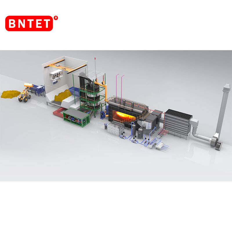 High Quality Biomass Gasifier Syngas Power Plant Generator Set Synthesis Gas Electricity Downdraft Fixed