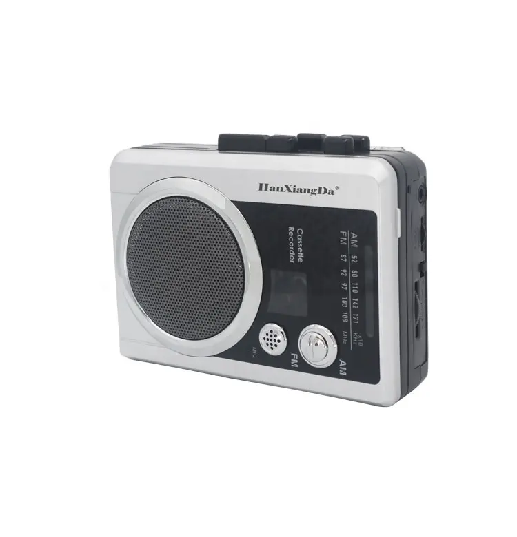 High Quality Portable Cassette Recorder Player with radio,play cassette and recording