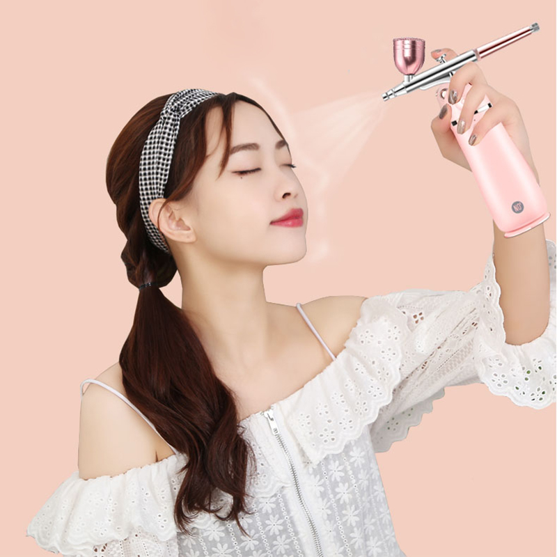 Dropshipping Home Use Portable Hand-held Nano Oxygen Jet Facial Hydration Oxygen Spray Oxygen Injection Instrument