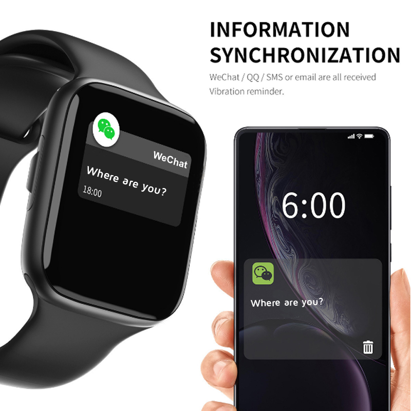 SOPEWOD мужские и женские спортивные водонепроницаемые телефоны на Android IOS, совместимые с фитнес-трекером, умные часы с пульсом