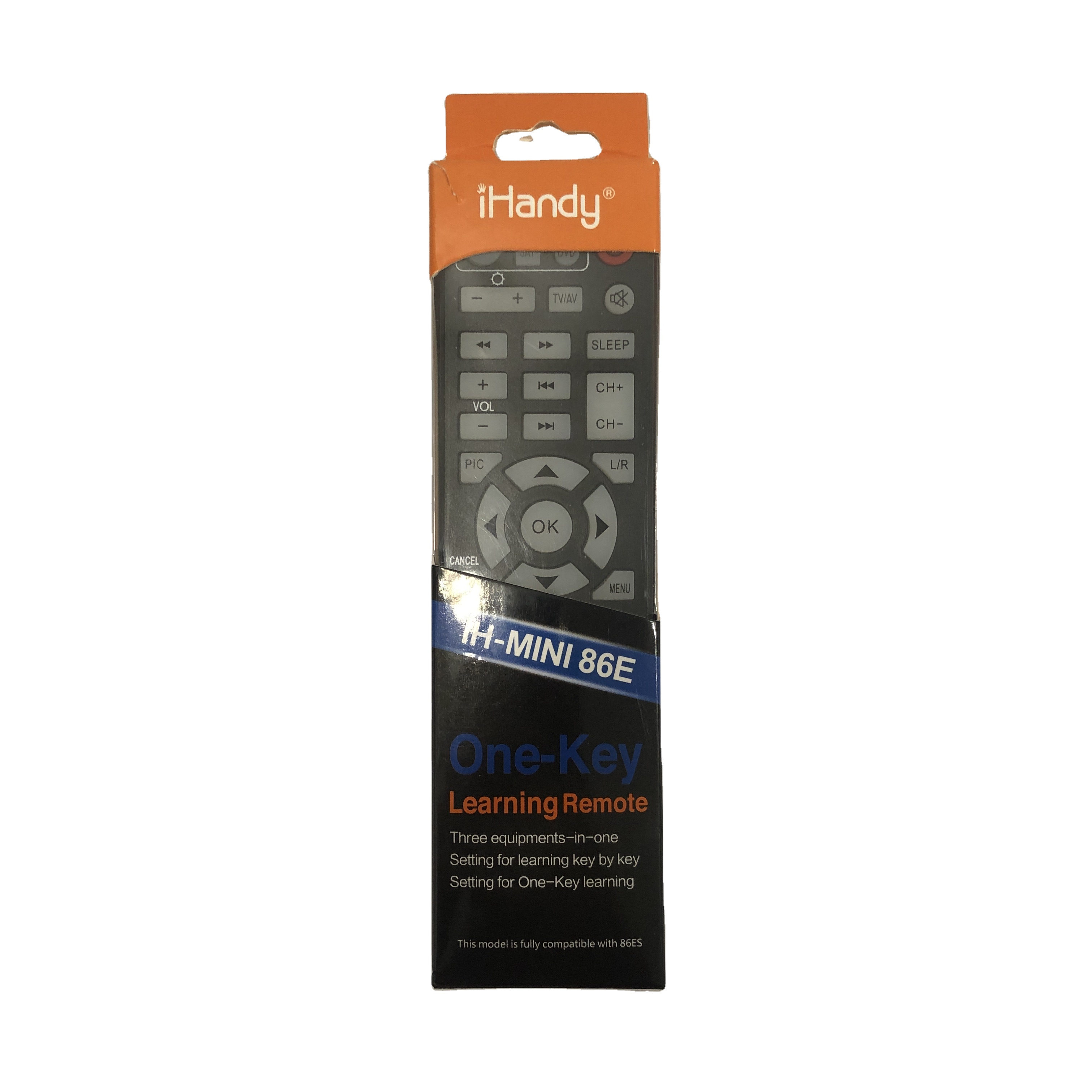 SYSTO Ihandy IH-MINI86E Universal ONE Key TV DVD SAT Learning and ONE Key COPY,TV/SET TOP BOX BLACK