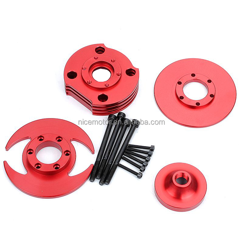 2-stroke engine Cylinder Piston Crankshaft Aluminum Alloy CNC Big Bore Cylinder Piston 49cc 53cc Mini Dirt Bike Pocket Bike ATV