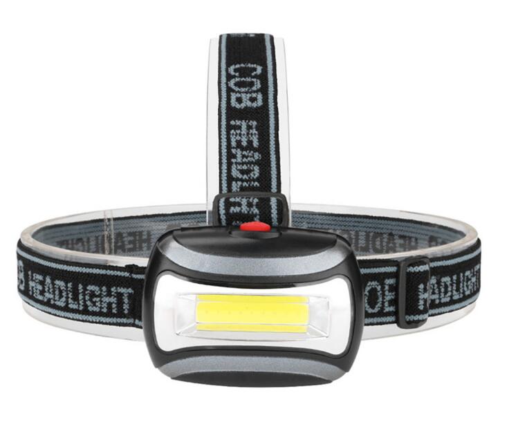 Открытый Кемпинг портативный мини COB светодиодные фары USB зарядки Рыбалка фонарик установке батареи AAA типа