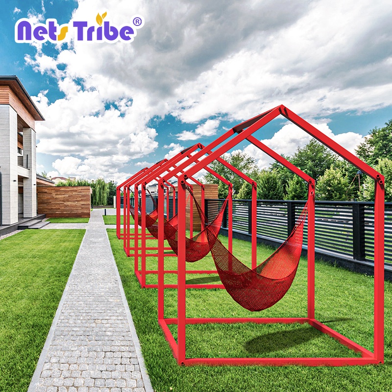 Kids outdoor swing set for outdoor playground equipment and school playground equipment