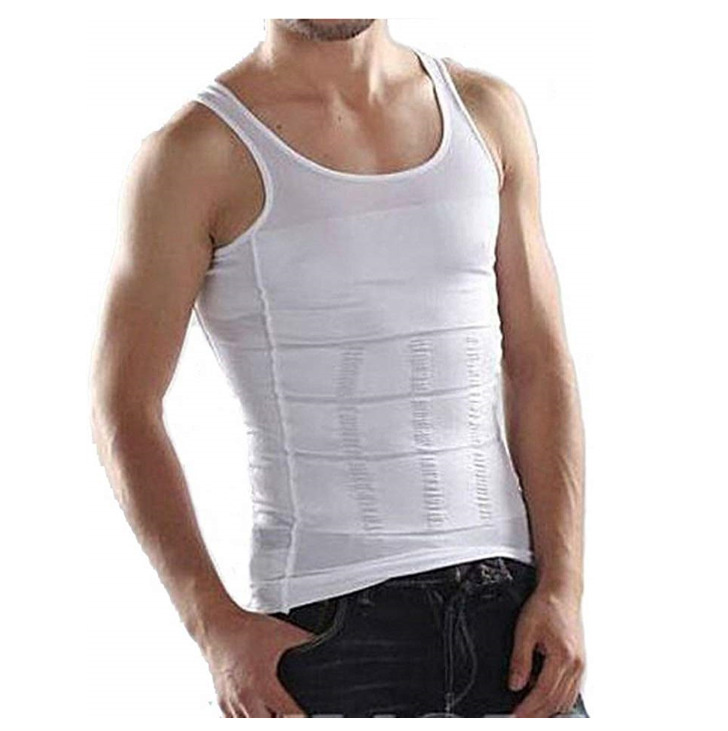 Оптовая распродажа! Мужские Для Похудения Body Shaper компрессионная футболка тонкий подходят для занятий фитнесом, есть большие размеры сжатия Корректирующее белье