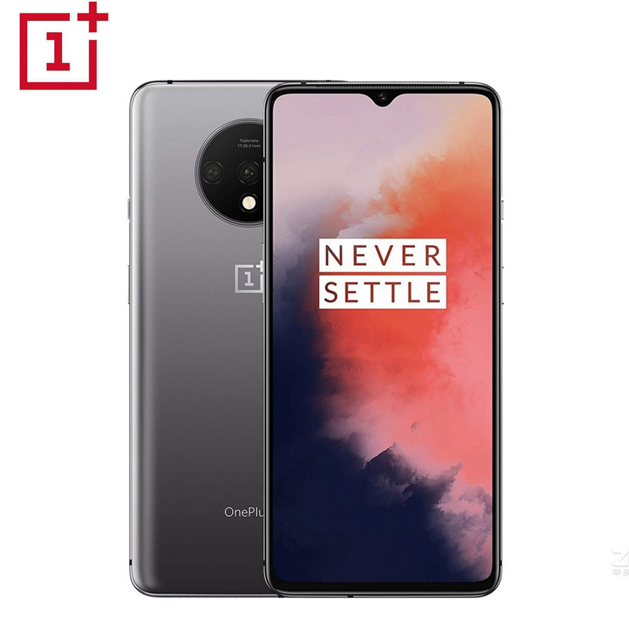 Оригинальный смартфон OnePlus 7 T, Восьмиядерный процессор Snapdragon 855 Plus, 90 Гц, AMOLED экран 48 МП, тройные камеры UFS 3,0, NFC