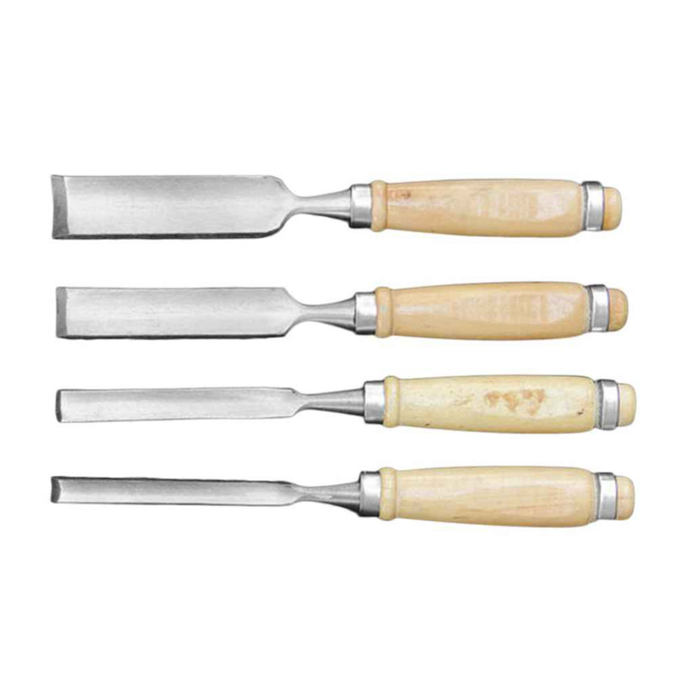 4PCS/Set 250mm Gouge Set Wood Carving Chisel Tool Cutting Edge Width Hand DIY Carving Woodworking Tools