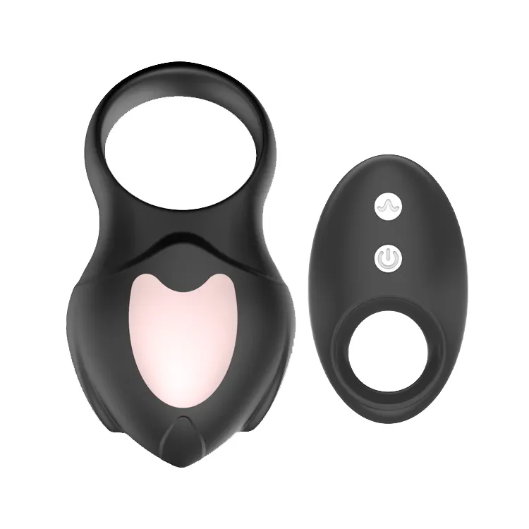 Strong Vibration Cock Ring Waterproof Silicone 10 frequency Multi Function Anal Plug Cock Ring