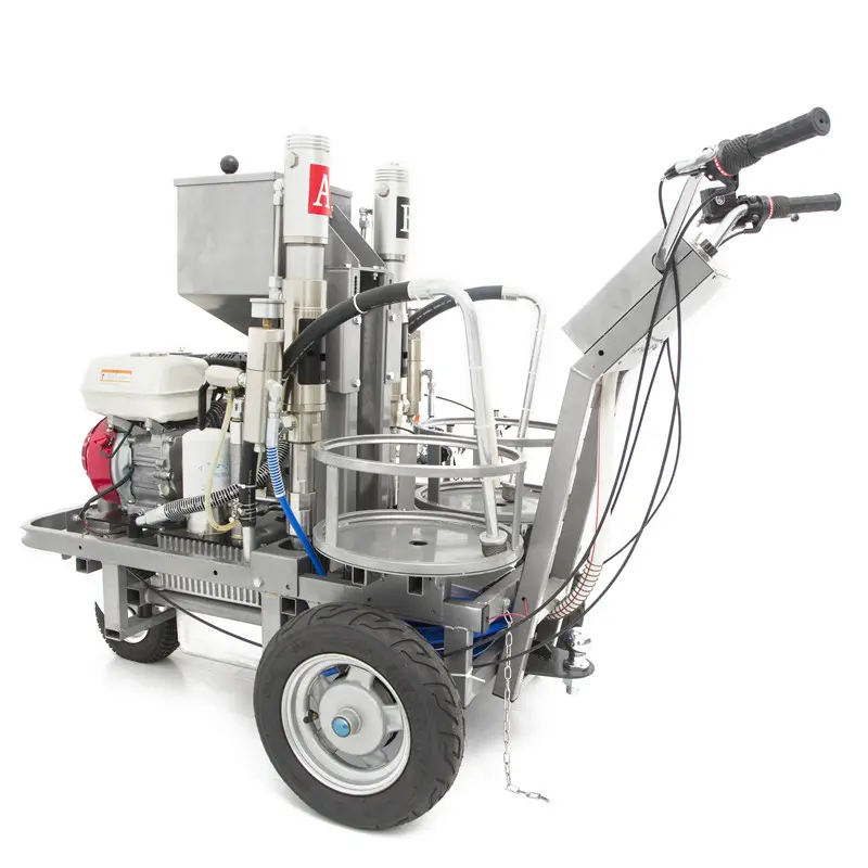 PT300HS Dual color striping Airless Line Striper Cold Paint Road Marking Machine