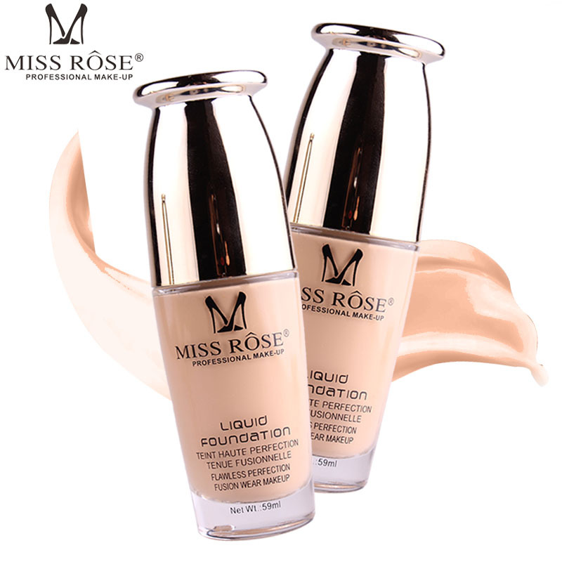 OEM ODM Miss Rose 12 видов цветов Жидкая основа для макияжа Осветляющий отбеливающий крем косметика Фирменная торговая марка Макияж