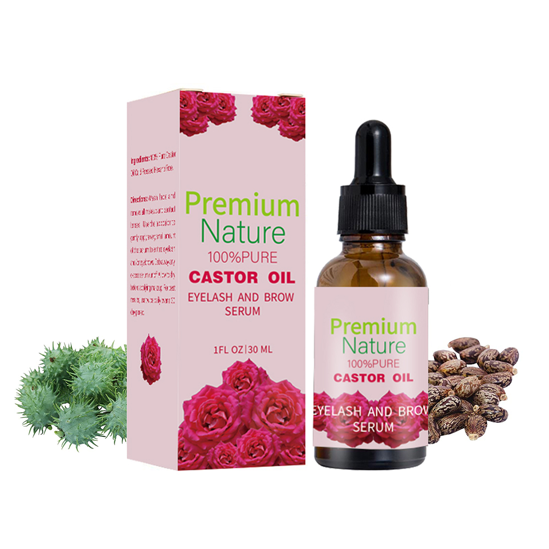 Hot seller Quality Private Label Organic black jamaican castor oil