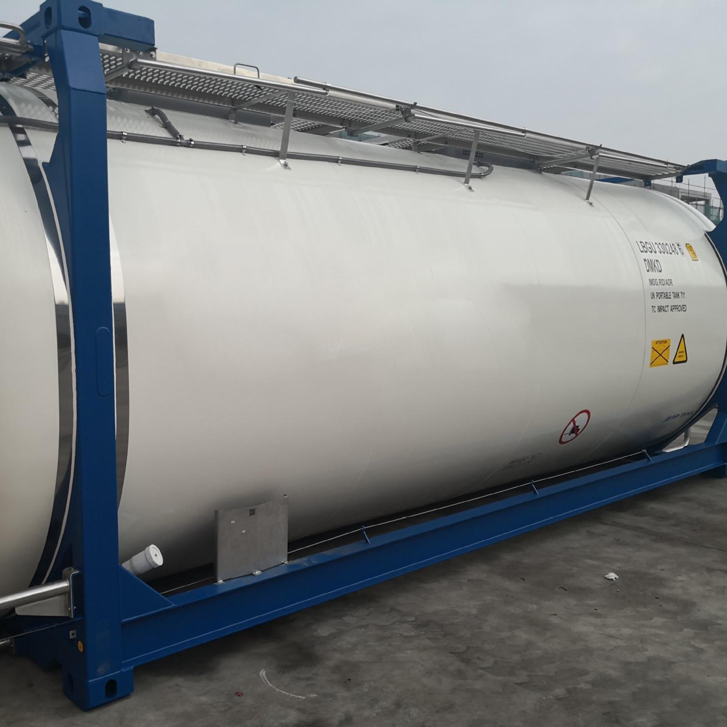 Контейнер для резервуара высокой чистоты, контейнер для CO2, контейнер для газов ISO, заводская цена