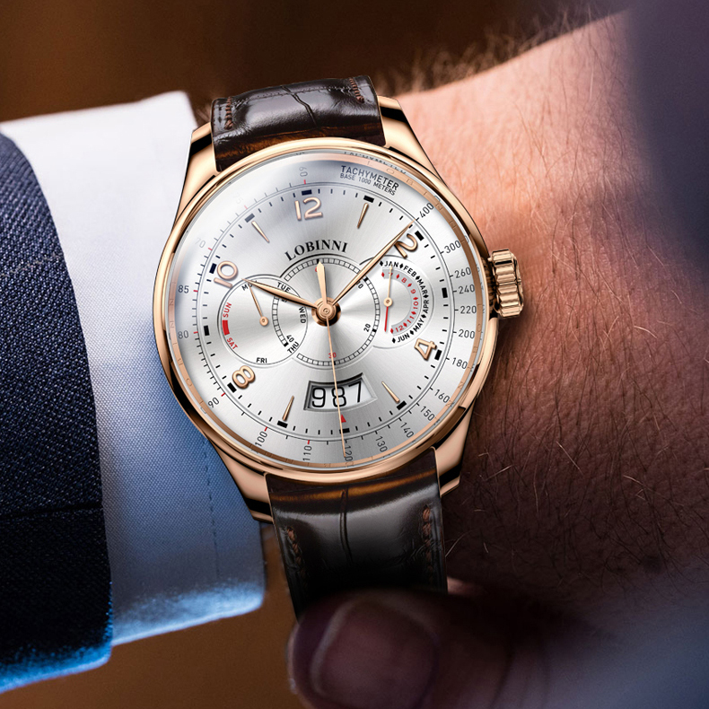 Tachymeter watch men automatic 2021 new arrivals mechanical watches