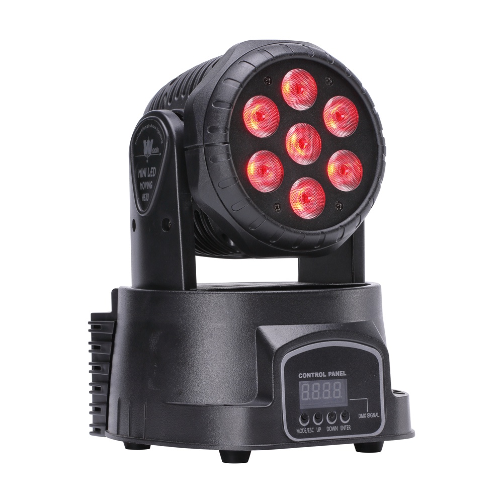 Сценический прожектор U'King 7X10W RGBW (4 в 1), световой эффект для дискотеки, светодиодный прожектор 9/14 CH