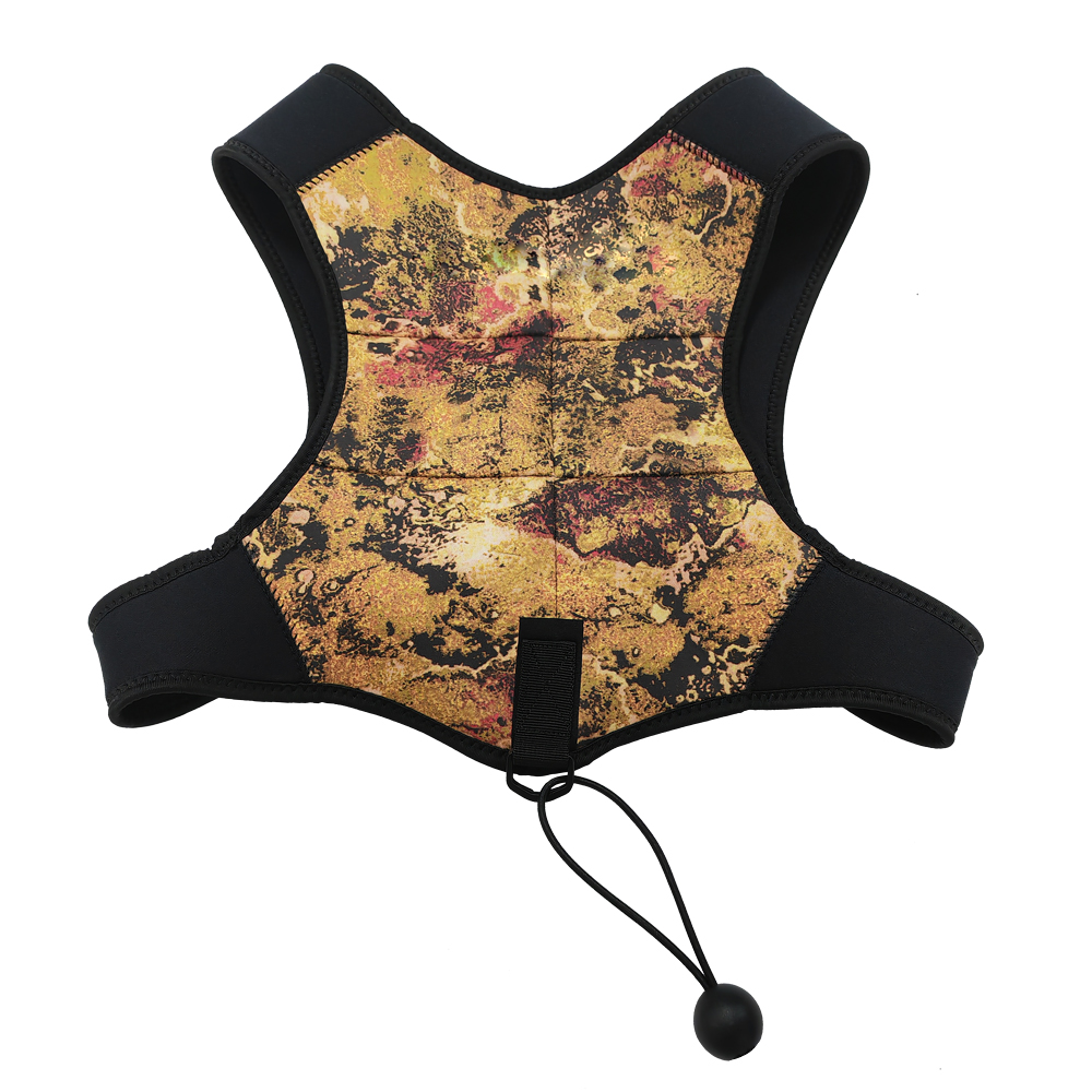 custom 5MM camouflage neoprene swimming surfing neoprene diving weight vest with adjustment buckle