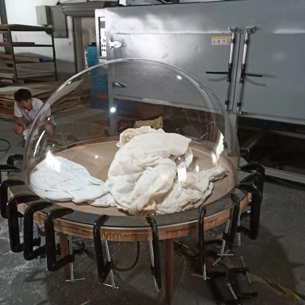 14inch, 15inch, 16inch custom clear large acrylic glass half sphere