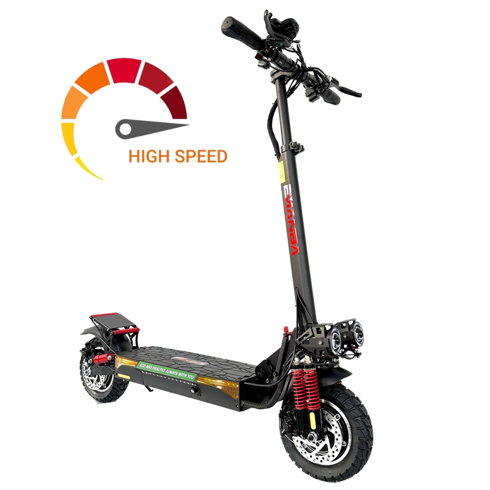 2023 EU stock 10 Inch waterproof Electric Soccters 1600W High Speed 50km/h Dual Motor E Scooters with nfc Display