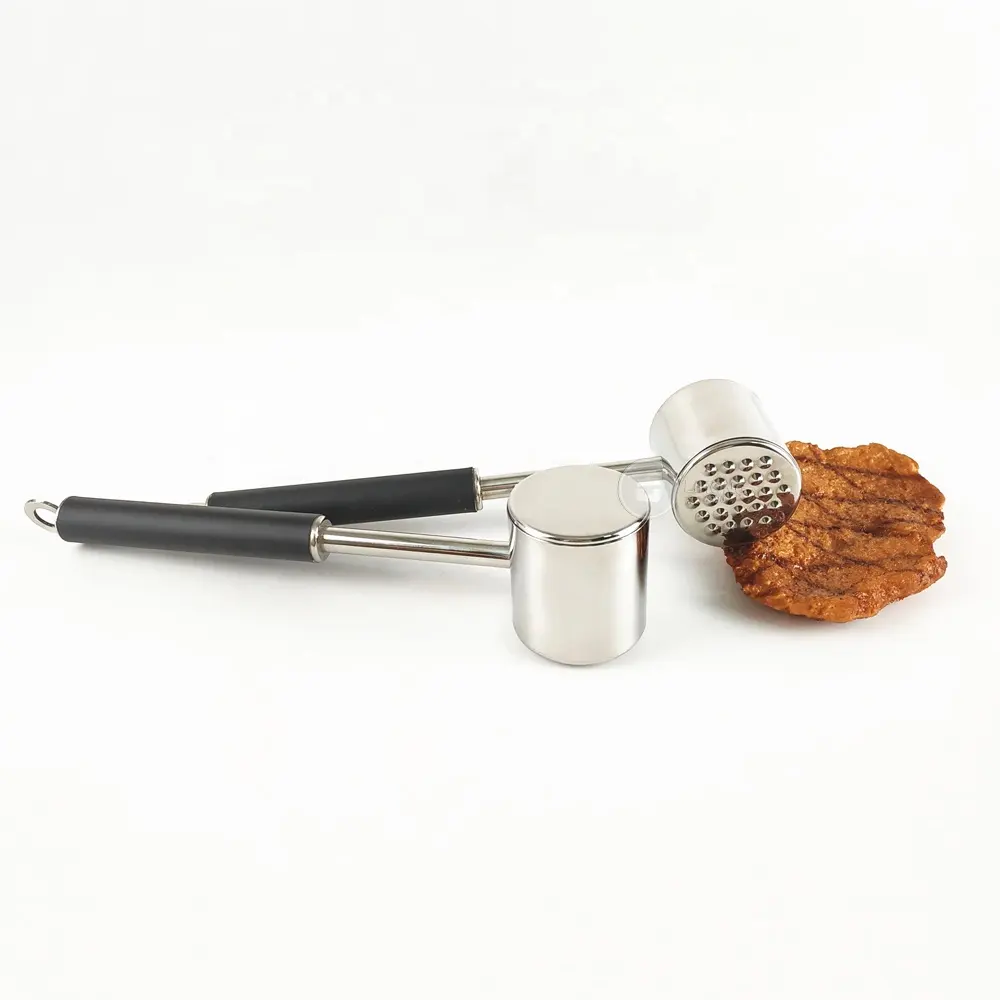 Stainless Steel Dual-Sided Tool for Tenderizing, Flattening & Pounding Meat Tenderizer Mallet /Meat Hammer / meat Pounder