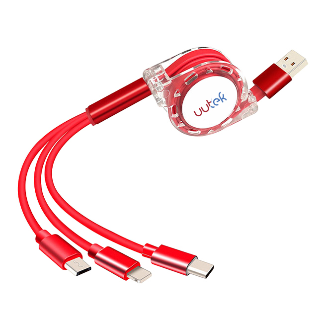 Бесплатная доставка top1 uutek RSZ3 горячие продажи 3 в 1 usb кабель для зарядного устройства для телефона выдвижной usb-кабель для зарядки usb кабель
