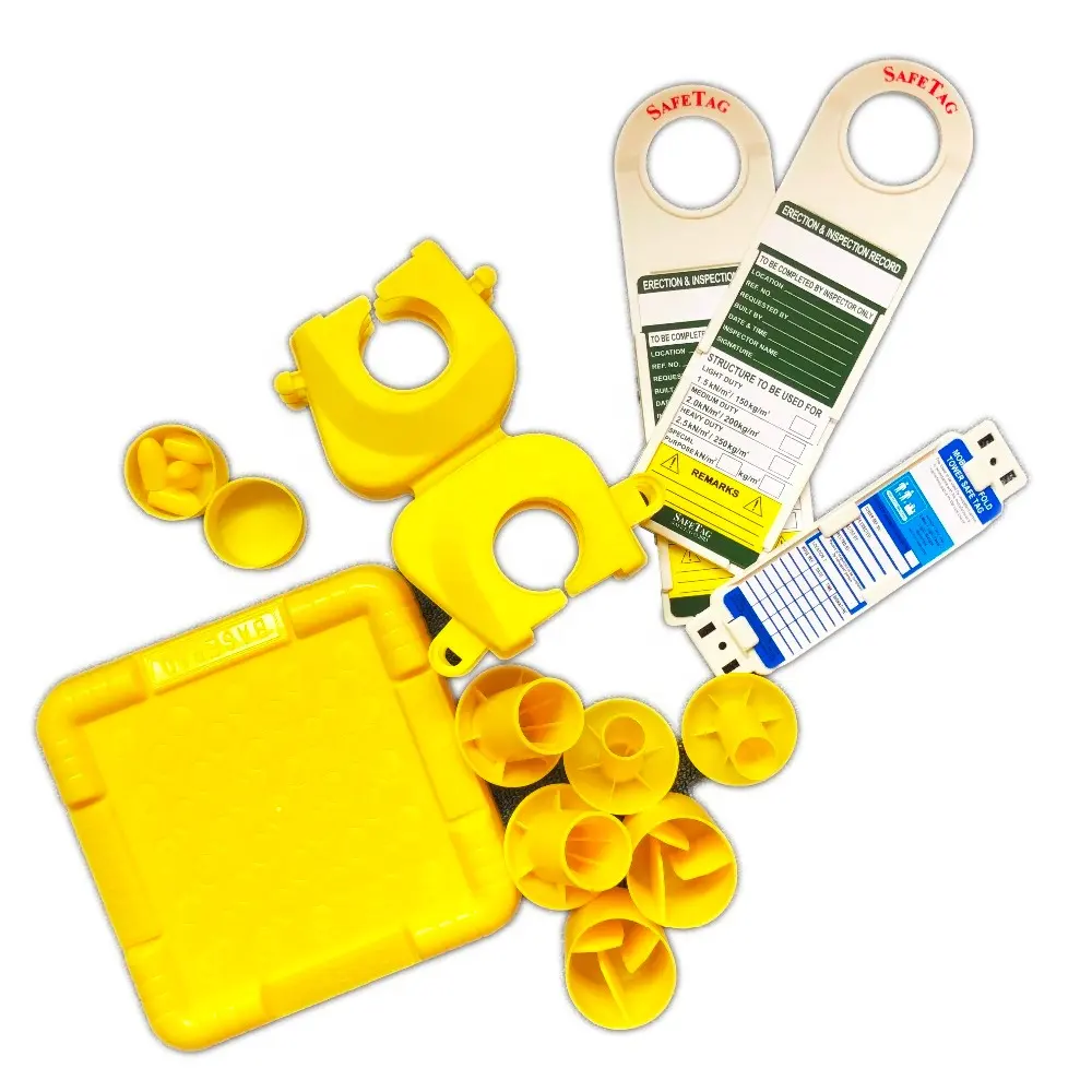Printable Universal  Warning sign plastic Tower Scaffold Safety Tag Kits